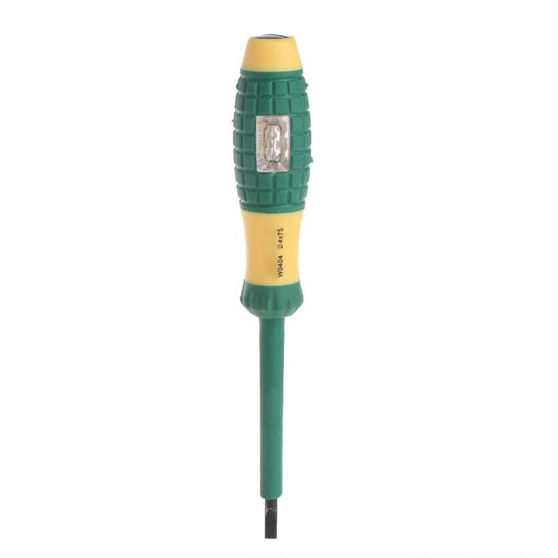 Electrical Tester Pen 220V Slotted Screwdriver Voltage Power Detector Test Pen 4mm
Electrical Tester Pen 220V Slotted Screwdriver Voltage Power Detector Test Pen 4mm