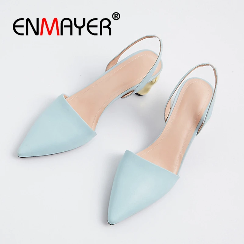 ENMAYER Synthetic Pointed Toe Casual Tacones Mujer Woman Shoes Sandles Women Big Girl Shoes Size 34-39 ZYL2746
ENMAYER Synthetic Pointed Toe Casual Tacones Mujer Woman Shoes Sandles Women Big Girl Shoes Size 34-39 ZYL2746