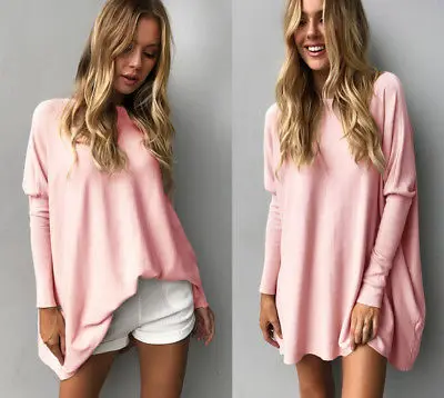 2017 Autumn Winter Women Casual Long Sleeve Top Loose Sweaters Tops Pink Sweet Pullover Tops
2017 Autumn Winter Women Casual Long Sleeve Top Loose Sweaters Tops Pink Sweet Pullover Tops