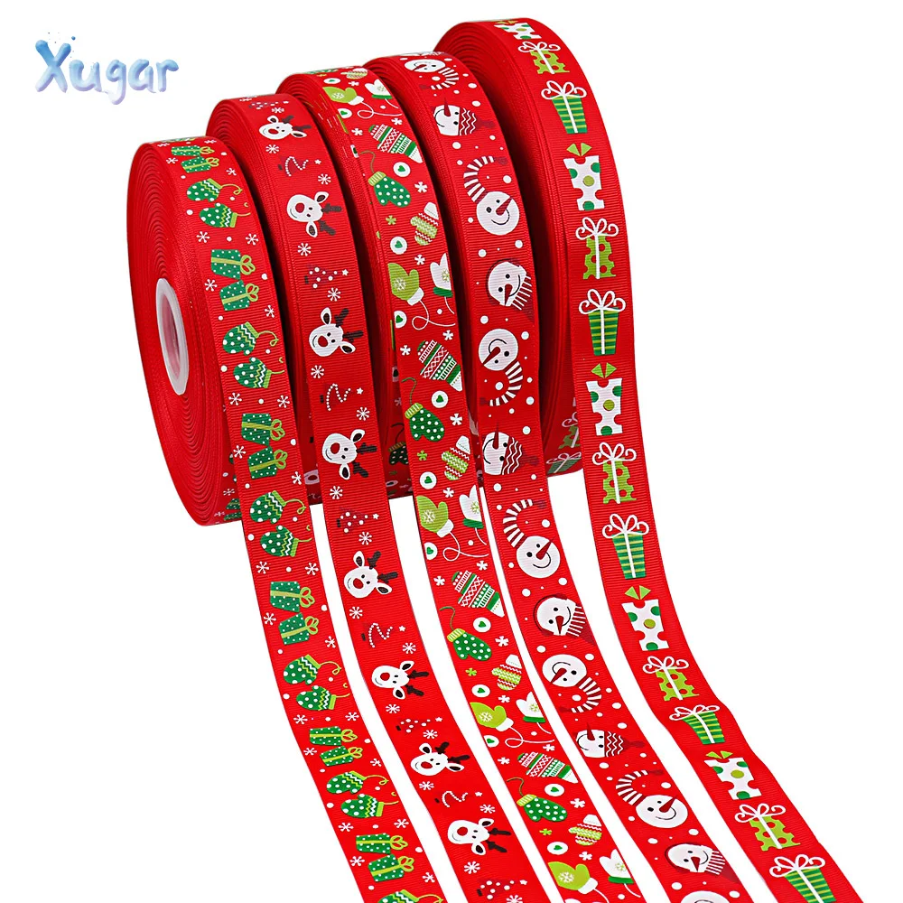 Xugar 5Yards 25mm Christmas Theme Printed Ribbon Grosgrain Ribbon For Home Textile Wedding Decorations Materials Gifts Packing
Xugar 5Yards 25mm Christmas Theme Printed Ribbon Grosgrain Ribbon For Home Textile Wedding Decorations Materials Gifts Packing