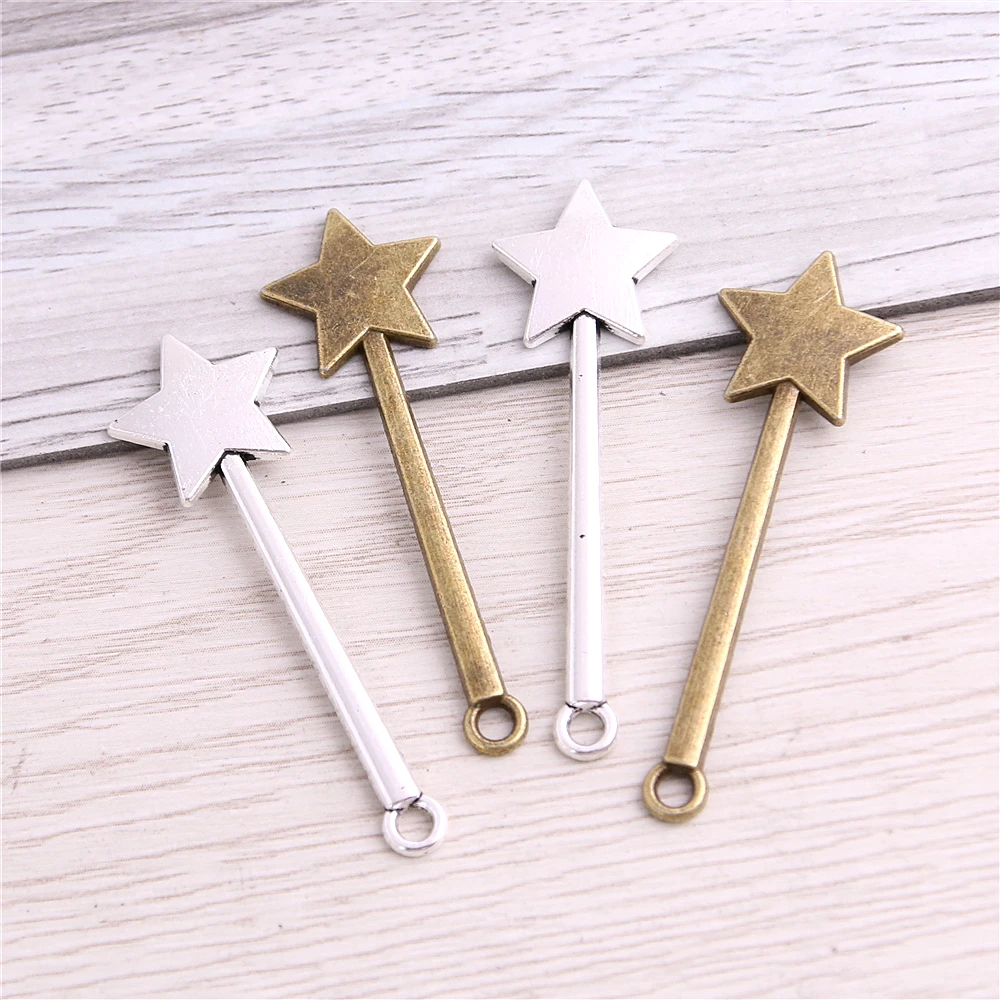 SWEET BELL 40pcs Fahion two color Metal Zinc Alloy Shooting Star Pendant Charms Fit Vintage Jewelry Charms Making D6406
SWEET BELL 40pcs Fahion two color Metal Zinc Alloy Shooting Star Pendant Charms Fit Vintage Jewelry Charms Making D6406