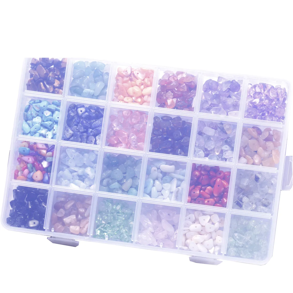 24 Grid Natural Stone Bead Spacer Interval Beads Combination Jewelry Findings Making Supplies Wholesale DIY Bracelets, Necklaces
24 Grid Natural Stone Bead Spacer Interval Beads Combination Jewelry Findings Making Supplies Wholesale DIY Bracelets, Necklaces