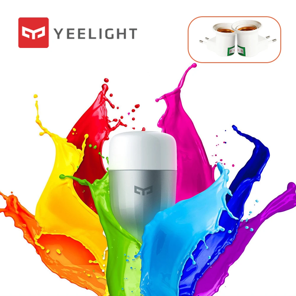 Yeelight Colorful Bulb E27 Smart APP WIFI Remote Control Smart LED Light RGB/Colorful temperature Romantic lamp bulb
Yeelight Colorful Bulb E27 Smart APP WIFI Remote Control Smart LED Light RGB/Colorful temperature Romantic lamp bulb
