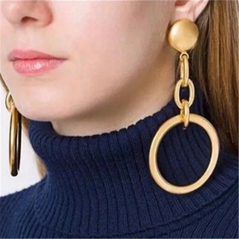 Big earrings geometric metal earrings 2019 Fashion earrings Restoring ancient ways is exaggerated earrings gift jewelry wholesal
Big earrings geometric metal earrings 2019 Fashion earrings Restoring ancient ways is exaggerated earrings gift jewelry wholesal
