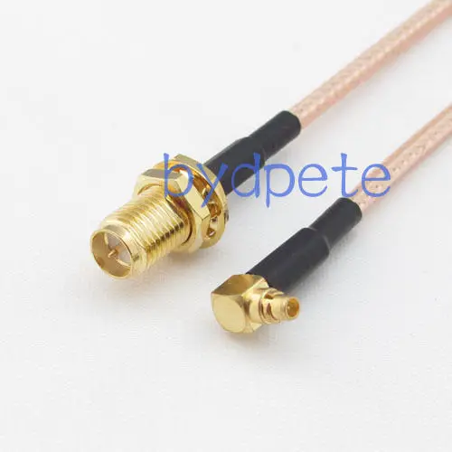 1Pcs RG316 RF pigtail RP*SMA RP-SMA Female Plug Bulkhead to MMCX Male Right Angle Cable 4inch~10FT
1Pcs RG316 RF pigtail RP*SMA RP-SMA Female Plug Bulkhead to MMCX Male Right Angle Cable 4inch~10FT