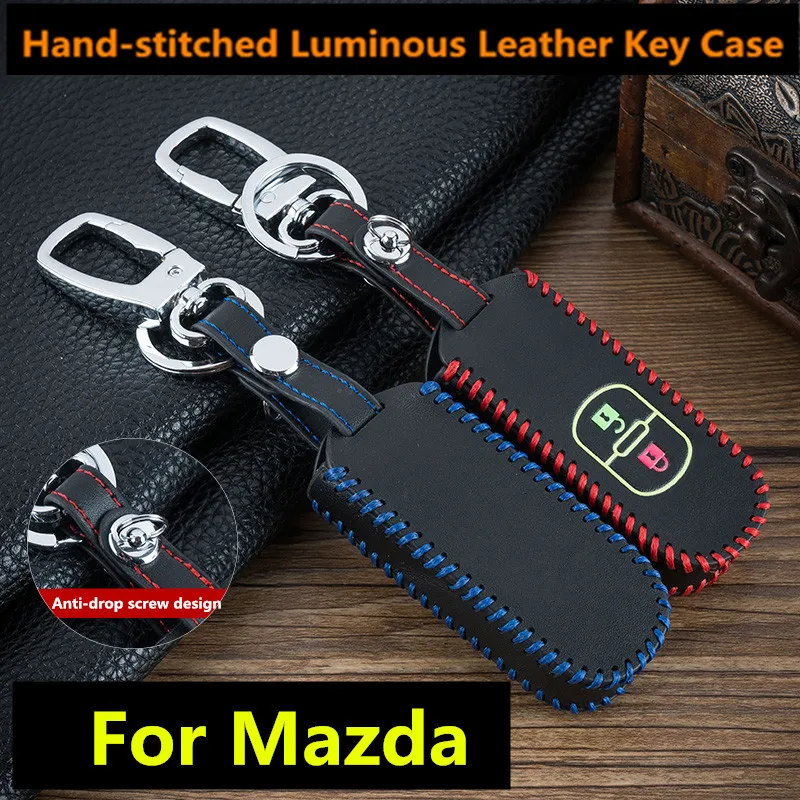 Luminous Leather Car Key Case Fob Key Shell Cover For Mazda 2 3 6 Atenza Axela CX-5 CX-7 CX-9 323 626 Smart 2/3 Buttons keychain
Luminous Leather Car Key Case Fob Key Shell Cover For Mazda 2 3 6 Atenza Axela CX-5 CX-7 CX-9 323 626 Smart 2/3 Buttons keychain