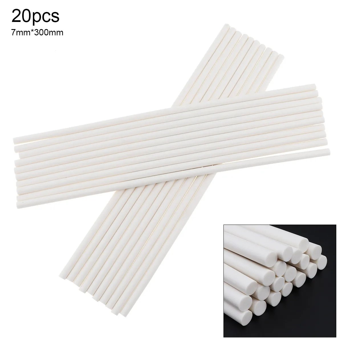 20pcs/lot 7mm x 300mm White Strong Viscose Hot Melt Glue Sticks Manual DIY Tools for Hot-melt Glue Gun Repair Tools Accessories
20pcs/lot 7mm x 300mm White Strong Viscose Hot Melt Glue Sticks Manual DIY Tools for Hot-melt Glue Gun Repair Tools Accessories