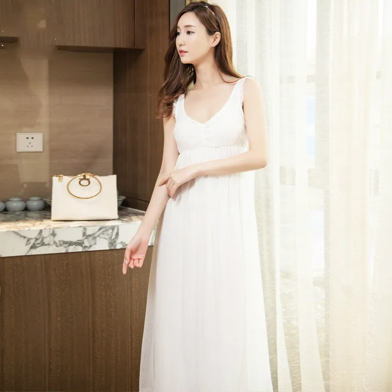 Sling Model Women Pregnant Sleep-dress Woman Summer Sweet Pajamas Long Dress Princess Home Nightgown Dress Lace Pyjamas YFQ245
Sling Model Women Pregnant Sleep-dress Woman Summer Sweet Pajamas Long Dress Princess Home Nightgown Dress Lace Pyjamas YFQ245