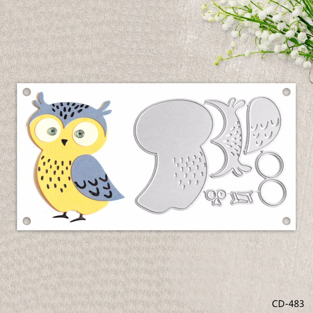 Cute owl Metal Cutting Dies for DIY Scrapbooking Photo Album Embossing Folder Stencil Die Cut
Cute owl Metal Cutting Dies for DIY Scrapbooking Photo Album Embossing Folder Stencil Die Cut