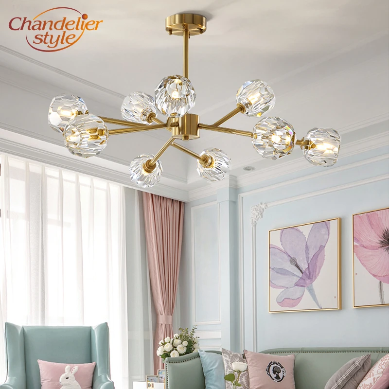 Modern Crystal Chandelier Lighting LED Chandelier Light Suspension Lamp for Home Living Dining Room Decoration
Modern Crystal Chandelier Lighting LED Chandelier Light Suspension Lamp for Home Living Dining Room Decoration