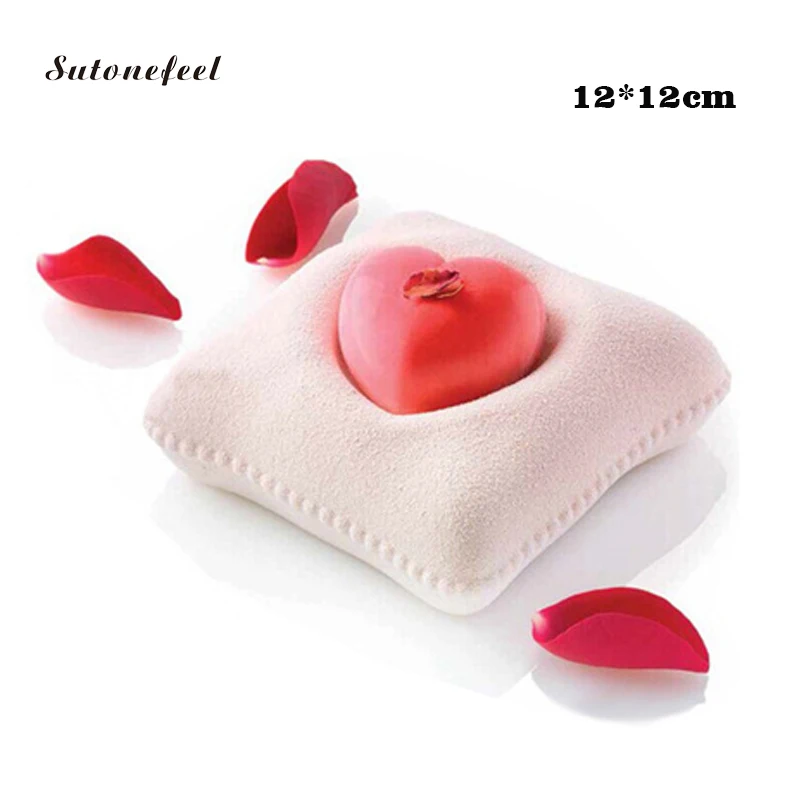Love Pillow Shaped Silicone Mold Cake Chocolate Mold French Dessert Mousse Baking Pan Forms Cake Decorating Tools
Love Pillow Shaped Silicone Mold Cake Chocolate Mold French Dessert Mousse Baking Pan Forms Cake Decorating Tools