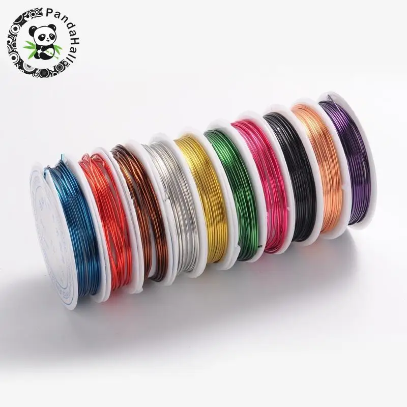 Copper Jewelry Wire, Lead Free & Cadmium Free & Nickel Free, Mixed Color, 1mm; 2.5m/roll
Copper Jewelry Wire, Lead Free & Cadmium Free & Nickel Free, Mixed Color, 1mm; 2.5m/roll