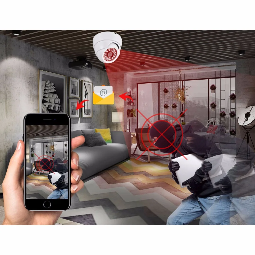 AZISHN 2MP Real Time 25FPS Security Audio IP Camera 1080P ONVIF CCTV Indoor Dome Microphone P2P Email Motion Detect 48V POE
AZISHN 2MP Real Time 25FPS Security Audio IP Camera 1080P ONVIF CCTV Indoor Dome Microphone P2P Email Motion Detect 48V POE