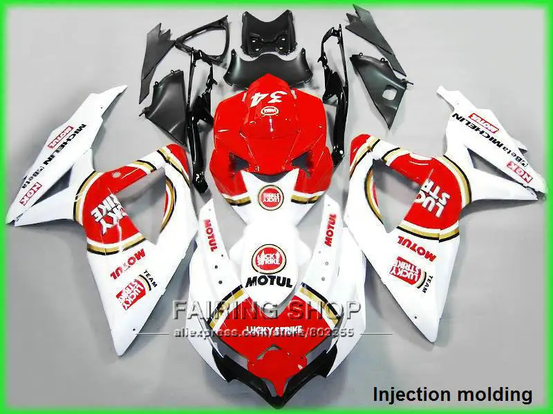 For suzuki injection molding fairings gsxr 600 750 2008 2009 2010 red white gsxr600 gsxr750 08 09 10 fairing kit nm04
For suzuki injection molding fairings gsxr 600 750 2008 2009 2010 red white gsxr600 gsxr750 08 09 10 fairing kit nm04