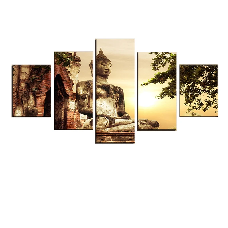5 panel sunrise picture Buddha poster HD printing modern wall art canvas picture living room home decoration frame
5 panel sunrise picture Buddha poster HD printing modern wall art canvas picture living room home decoration frame