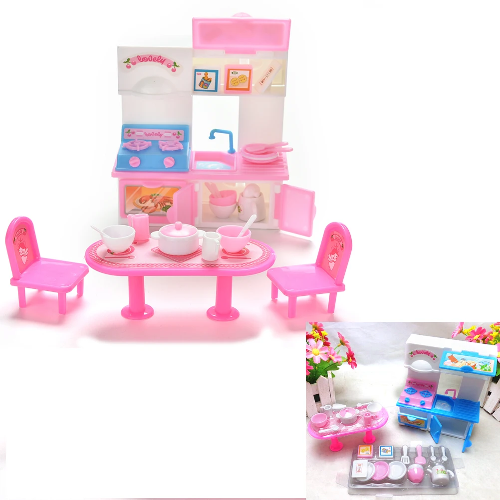 TOYZHIJIA 20Pcs/set mini Dinner Table Cupboard Sink Kitchenware Set For Doll Doll House miniature Toys
TOYZHIJIA 20Pcs/set mini Dinner Table Cupboard Sink Kitchenware Set For Doll Doll House miniature Toys