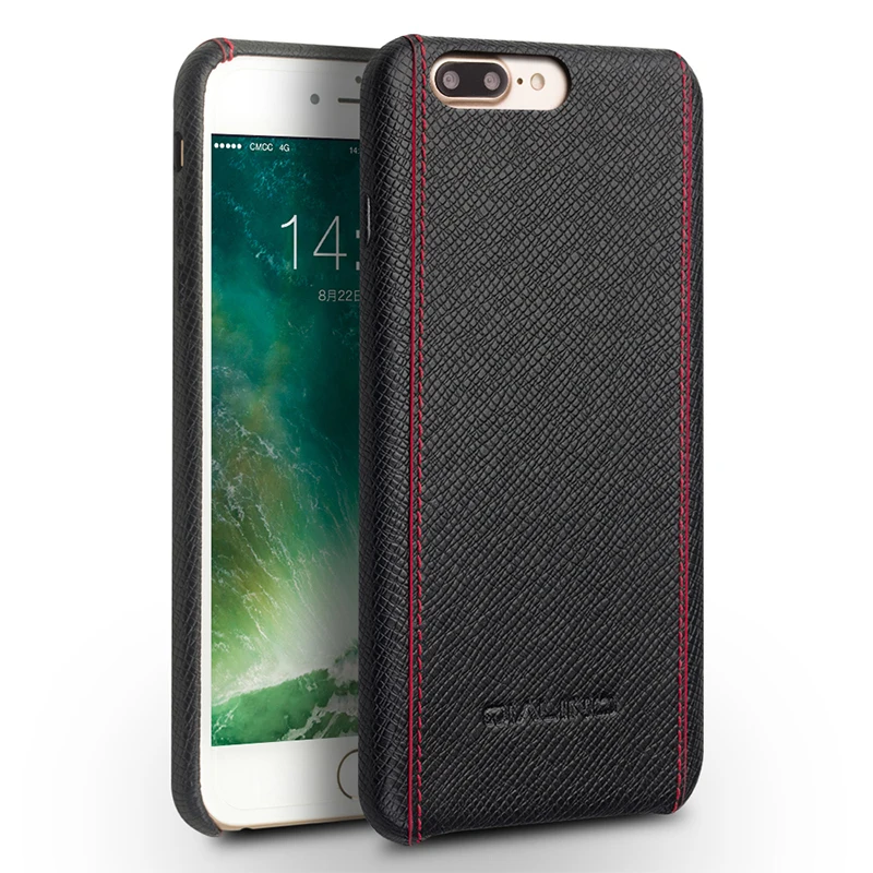 QIALINO Ultra Slim Fashion Phone Case for iPhone 8 Luxury Calf Genuine Leather Back Cover for iphone 8 plus for 4.7/5.5 inch
QIALINO Ultra Slim Fashion Phone Case for iPhone 8 Luxury Calf Genuine Leather Back Cover for iphone 8 plus for 4.7/5.5 inch