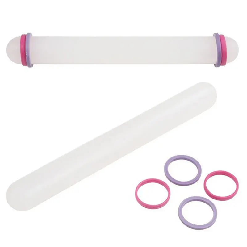 Bakeware White Plastic rolling pin Non-stick Cake Dough Roller Decorating Cake Baking crafts cooking Tool 23cm
Bakeware White Plastic rolling pin Non-stick Cake Dough Roller Decorating Cake Baking crafts cooking Tool 23cm