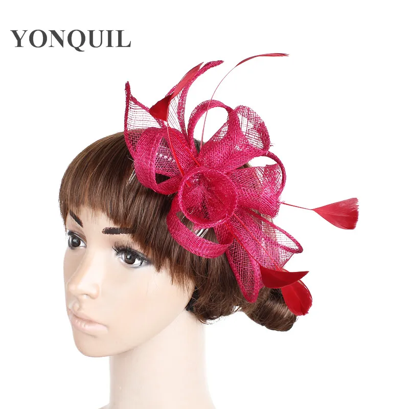 Charming Flower Ladies Headwear Handmade Fashion New Hair Fascinator Hat Hair Pin With Fancy Feather Hair Accessories For Lady
Charming Flower Ladies Headwear Handmade Fashion New Hair Fascinator Hat Hair Pin With Fancy Feather Hair Accessories For Lady
