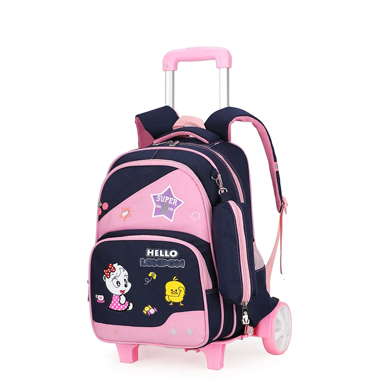 2019 Waterproof Trolley School backpacks Girls Children School Bags Wheels Travel Bags Luggage Backpacks Kids Rolling Schoolbags
2019 Waterproof Trolley School backpacks Girls Children School Bags Wheels Travel Bags Luggage Backpacks Kids Rolling Schoolbags