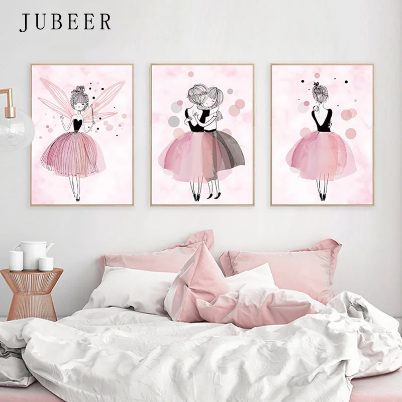 Nordic Ins Style Poster And Print Watercolor Ballet Girl Decorative Painting Kids Room Wall Art Poster Nursery Style Picture
Nordic Ins Style Poster And Print Watercolor Ballet Girl Decorative Painting Kids Room Wall Art Poster Nursery Style Picture