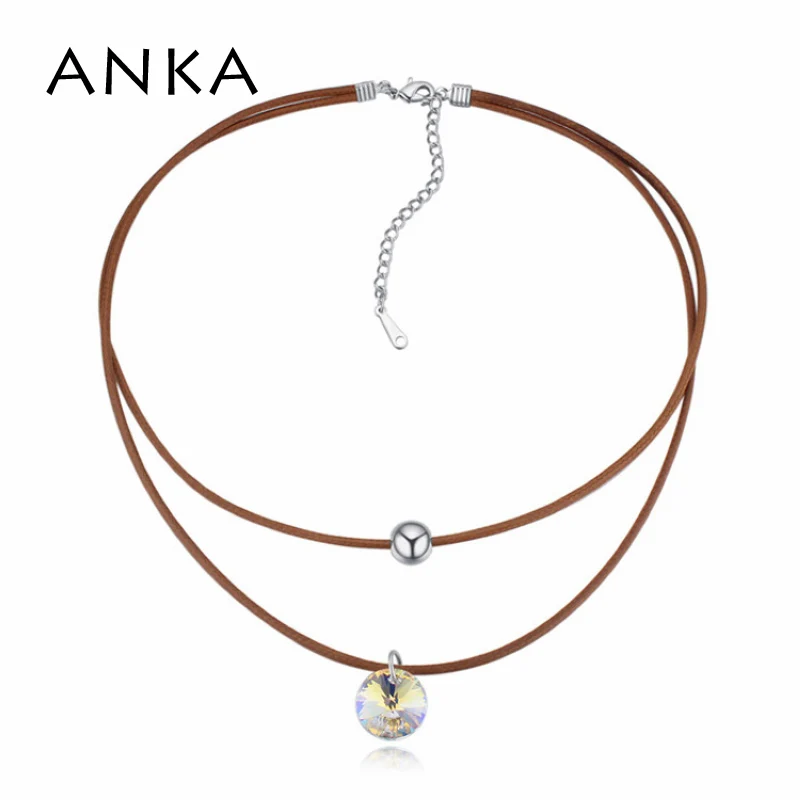 ANKA double layer shinning round crystal choker necklace for women party accessories best Crystal from Austria #125137
ANKA double layer shinning round crystal choker necklace for women party accessories best Crystal from Austria #125137