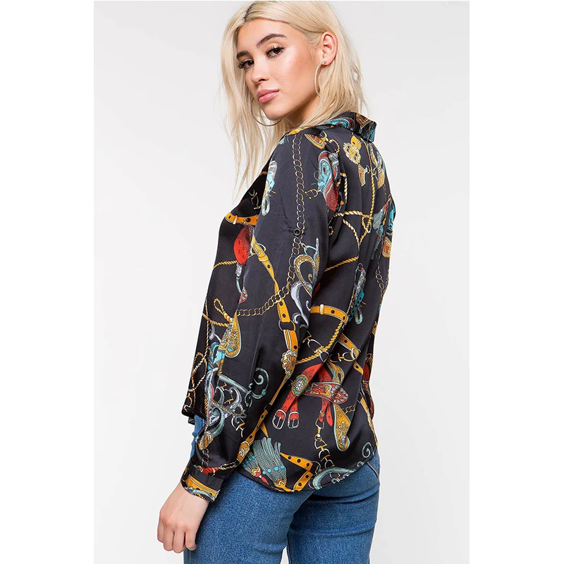 2020 New Casual Shirt Women'S Long-Sleeved Chain Printed Casual Shirt Women Streetwear Fashion Loose Joker Blouse Mujer
2020 New Casual Shirt Women'S Long-Sleeved Chain Printed Casual Shirt Women Streetwear Fashion Loose Joker Blouse Mujer