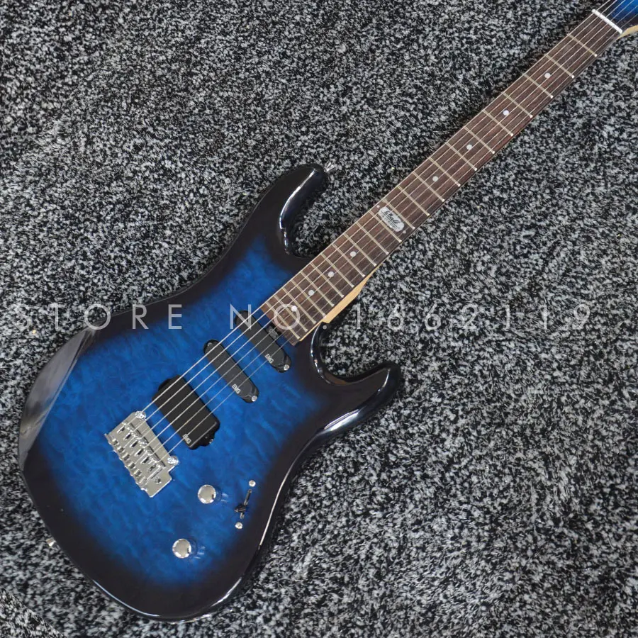 Завод заказной musicman solid Luke электрогитара 6 струн с палисандр гриф Стеганный Топ