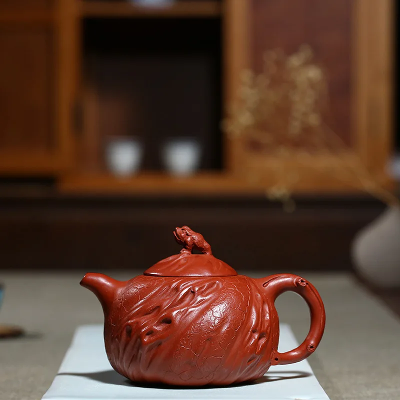 Yixing recommended all hand authentic undressed ore dahongpao spittor for spring pot of kung fu tea tea set gift
Yixing recommended all hand authentic undressed ore dahongpao spittor for spring pot of kung fu tea tea set gift
