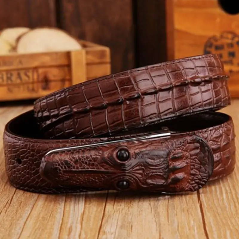 2020 brand new genuine leather belt cowboys crocodile girdle fashion waist strap luxury belts men brown casual waistband jeans
2020 brand new genuine leather belt cowboys crocodile girdle fashion waist strap luxury belts men brown casual waistband jeans