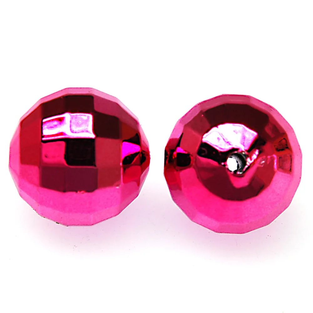 Beads,18mm Faceted Round Disc Ball UV Coated Plastic Spacer Loose Beads For Diy Jewelry Making
Beads,18mm Faceted Round Disc Ball UV Coated Plastic Spacer Loose Beads For Diy Jewelry Making