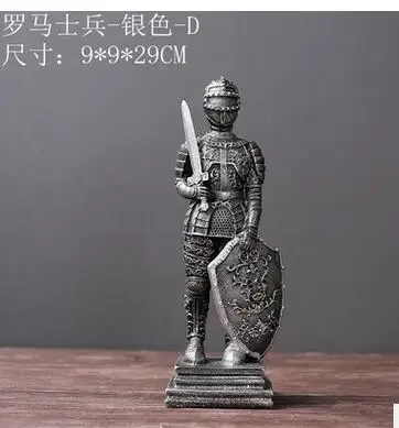 Wholesale 2-4PC Arts Crafts Achieve victory Retro creative Rome warrior soldiers study living room TV cabinet window decoration
Wholesale 2-4PC Arts Crafts Achieve victory Retro creative Rome warrior soldiers study living room TV cabinet window decoration