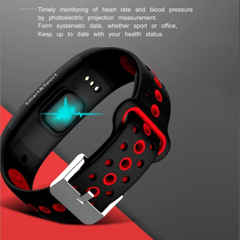 

IP68 Waterproof Smart Wristband Bluebooth Smartband 3D Dynamic Heart Rate Sleep Monitor Alarm Clock Sedentary Reminder