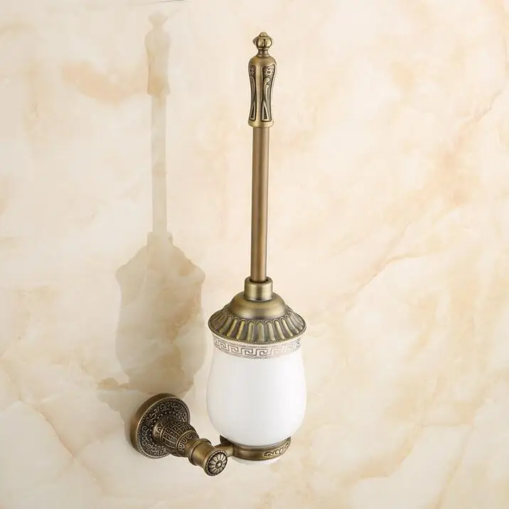 Free Shipping Wholesale and Retail High-end Carving Wall Mounted Toilet Cleaning Brush Antique Brass Toilet Brush Holder
Free Shipping Wholesale and Retail High-end Carving Wall Mounted Toilet Cleaning Brush Antique Brass Toilet Brush Holder