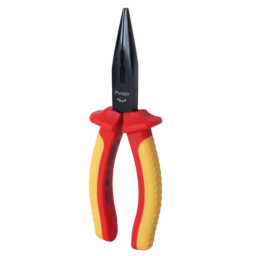 Pro'skit PM-919 Proskit VED 1000V Insulated Long Nose Plier (170mm) Cable Cutter Electrician Wire Stripper Multi Manual Tool
Pro'skit PM-919 Proskit VED 1000V Insulated Long Nose Plier (170mm) Cable Cutter Electrician Wire Stripper Multi Manual Tool