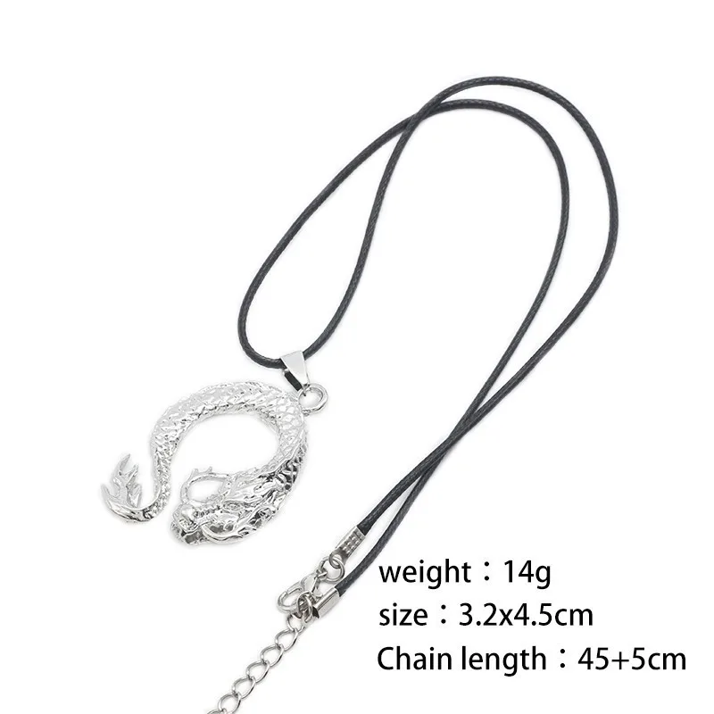 2019Fashion Men And Women Chinese Dragon Necklace Domineering Animal Dragon Pendant Titanium Steel Necklace Cool Men Gift
2019Fashion Men And Women Chinese Dragon Necklace Domineering Animal Dragon Pendant Titanium Steel Necklace Cool Men Gift