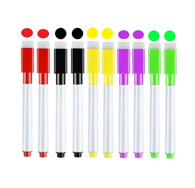 10pcs Magnetic Whiteboard Marker Pen White Board Pen Dry wipe Fine Nib Pen with Eraser Rubber Magnetic Pen Brush Drawing Pen
10pcs Magnetic Whiteboard Marker Pen White Board Pen Dry wipe Fine Nib Pen with Eraser Rubber Magnetic Pen Brush Drawing Pen