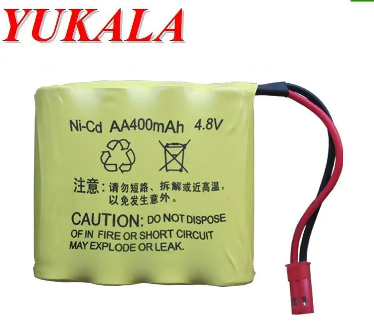 YUKALA R/C toys car R/C Toys tank R/C Toys boat 4.8v 400mAh Ni-CD AA battery with JST plug 4pcs/lot