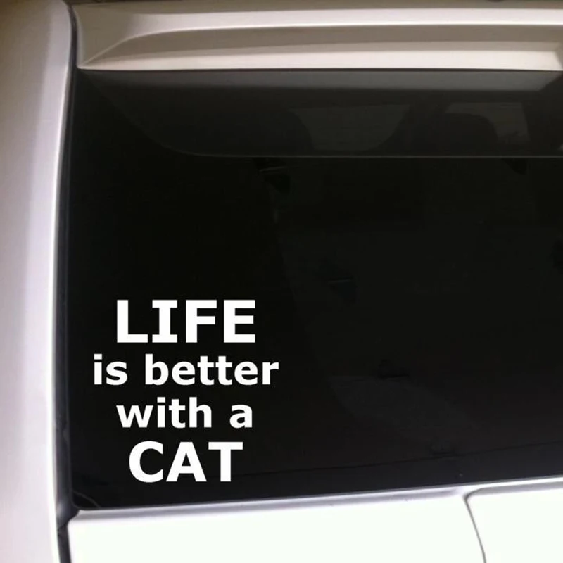 15*14.8cm Life Is Better Cat Car Decal Vinyl Sticker Pets Animals Kitten Love Laptop Car Window Bumper Modern Car Decal
15*14.8cm Life Is Better Cat Car Decal Vinyl Sticker Pets Animals Kitten Love Laptop Car Window Bumper Modern Car Decal