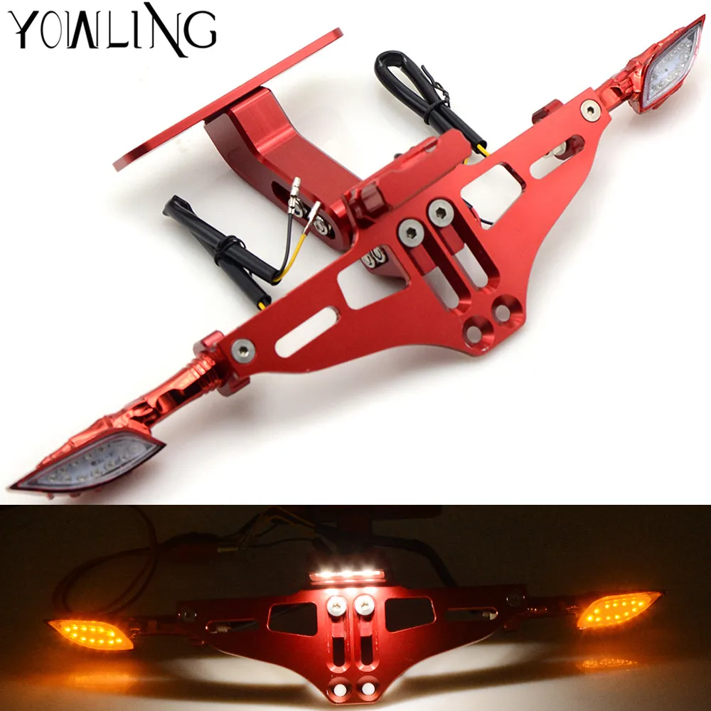 Motorcycle license plate frame equipped with steering lamp license plate For YAMAHA YZF R1/R6 YZF-R6 YZF-R1M YZF-R1S YZF600R R3
Motorcycle license plate frame equipped with steering lamp license plate For YAMAHA YZF R1/R6 YZF-R6 YZF-R1M YZF-R1S YZF600R R3