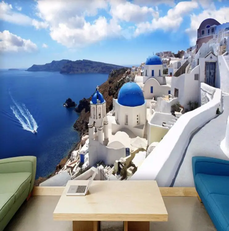 3D Photo Wallpaper Greece Aegean Mediterranean Large Murals for Living Room Bedroom Canvas Mural Wallpapers De Parede Custom
3D Photo Wallpaper Greece Aegean Mediterranean Large Murals for Living Room Bedroom Canvas Mural Wallpapers De Parede Custom