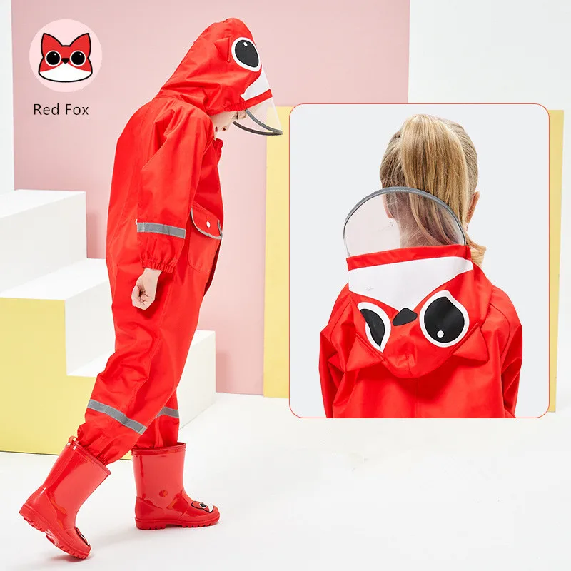 90-135CM 3D Cartoon Waterproof Raincoat For Children Kids Baby Rain Coat Poncho Boys Girls Students Siamese Rainwear Suit
90-135CM 3D Cartoon Waterproof Raincoat For Children Kids Baby Rain Coat Poncho Boys Girls Students Siamese Rainwear Suit
