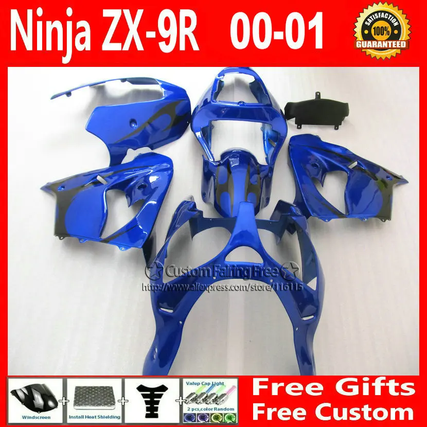 Best bodywork for Kawasaki Customize free right fairing kit ZX9R 2000 2001 ZX9R 00 01 Ninja customize dark blue bodykit+7Gifts
Best bodywork for Kawasaki Customize free right fairing kit ZX9R 2000 2001 ZX9R 00 01 Ninja customize dark blue bodykit+7Gifts