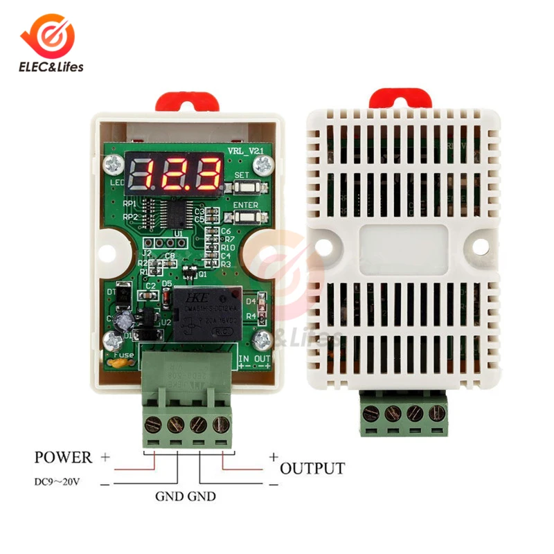 DC 12V 20A Car Battery Voltage Protection Controller Power on/off Switch Voltage Time Delay Adjustable Switch
DC 12V 20A Car Battery Voltage Protection Controller Power on/off Switch Voltage Time Delay Adjustable Switch