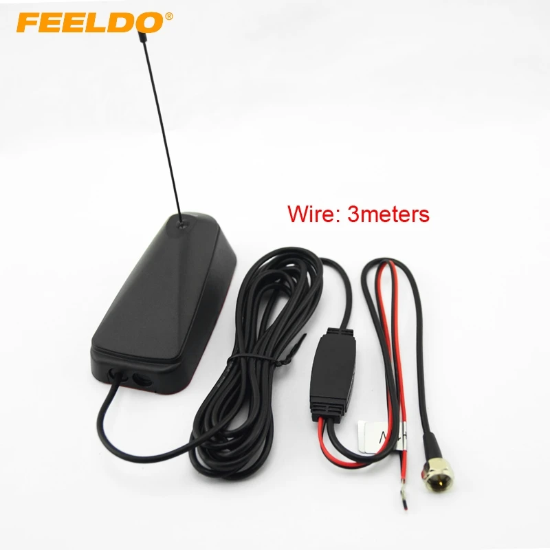 FEELDO Car F Connector Active Digital Aerial TV Antenna With Amplifier For Digital TV #929
FEELDO Car F Connector Active Digital Aerial TV Antenna With Amplifier For Digital TV #929
