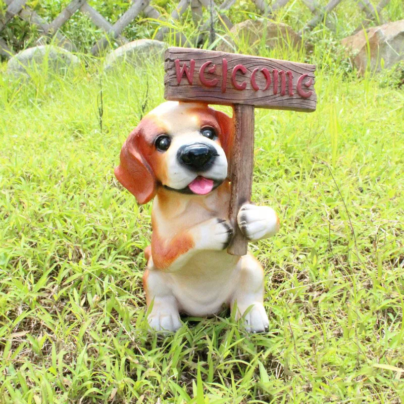Outdoor Resin Creative Animal Crafts Welcome Card Placard Dog Ornaments Courtyard Garden Figurines Decoration Villa Furnishings
Outdoor Resin Creative Animal Crafts Welcome Card Placard Dog Ornaments Courtyard Garden Figurines Decoration Villa Furnishings