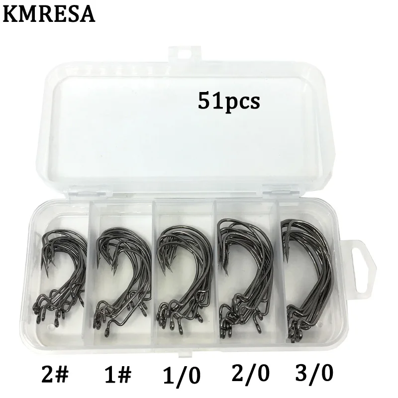 50pcs 1 # 2 # 1/0 # 2/0 # 3/0 # Carbon Steel Crank Hook Set Fishhook Fishing Hook with Storage Box Fishing Tackle
50pcs 1 # 2 # 1/0 # 2/0 # 3/0 # Carbon Steel Crank Hook Set Fishhook Fishing Hook with Storage Box Fishing Tackle