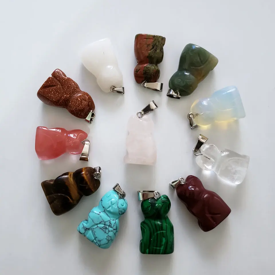 Wholesale 12pcs/lot 2018 Fashion Quality Assorted Mixed reiki natural stones animal cats charms pendants for gift
Wholesale 12pcs/lot 2018 Fashion Quality Assorted Mixed reiki natural stones animal cats charms pendants for gift