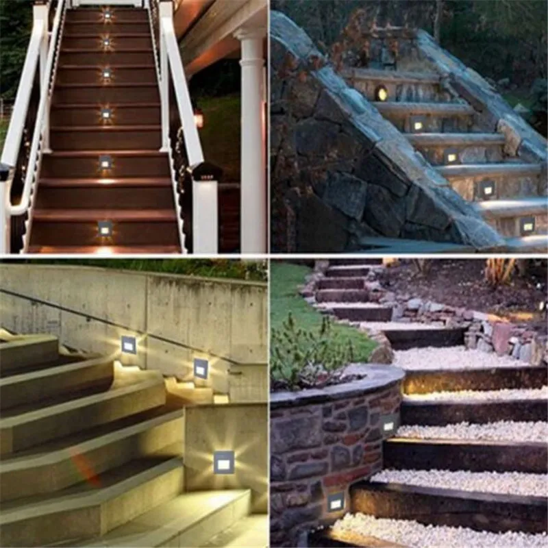 3W Warm Cold White Led Wall Corner Lamp Recessed LED Step Stair Light 85-260V Basement Porch Pathway stairway Bulb
3W Warm Cold White Led Wall Corner Lamp Recessed LED Step Stair Light 85-260V Basement Porch Pathway stairway Bulb