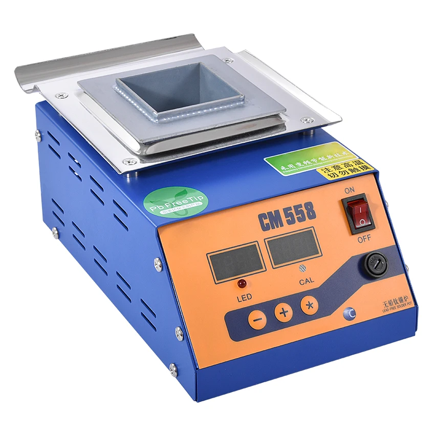 300w Melt tin 1.4KG Temperature Adjustable Melting Tin Furnace Solder Stove Lead-free Solder Pot CM-558 Digital Square Tin Stove
300w Melt tin 1.4KG Temperature Adjustable Melting Tin Furnace Solder Stove Lead-free Solder Pot CM-558 Digital Square Tin Stove